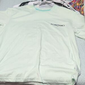 Positano Men’s Short Sleeve Crew Tee in Pale Mint